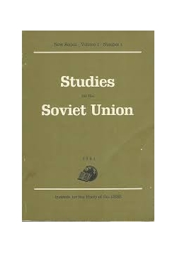 Studies on the Soviet Union