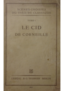 Le Cid de Corneille, 1931 r.