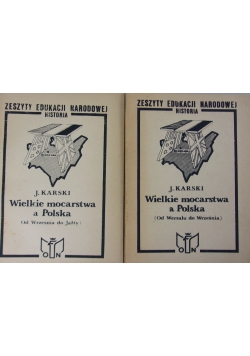 Wielkie mocarstwa a Polska zestaw 2 książek