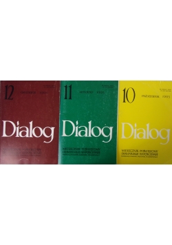Dialog, nr 10,11,12