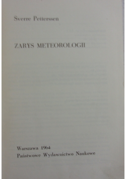 Zarys metorologii