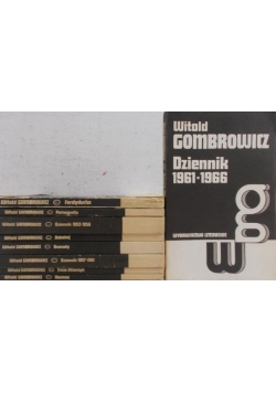 Gombrowicz Witold - Zestaw 9 książek
