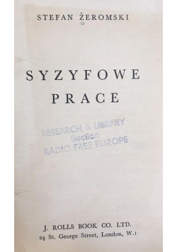 Syzyfowe prace, 1946 r.
