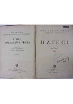 Dzieci, Tom XXI, 1935 r.
