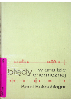 Błędy w analizie chemicznej