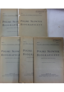 Polski Słownik biograficzny, 1935 r.Zestaw 5 książek