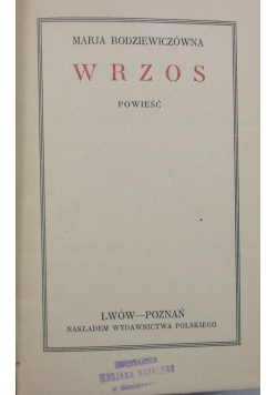 Wrzos, ok.1930 r.