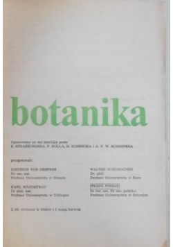 Botanika. Podręcznik dla szkół wyższych