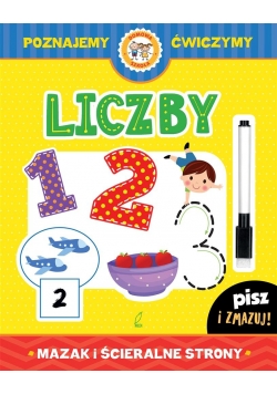 Liczby.Książka z pisakiem