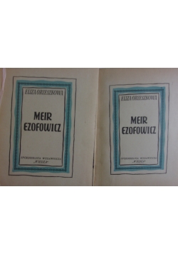 Meir Ezofowicz tom I -II, 1947 r.