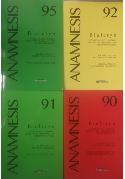 Anamnesis biuletyn  4 książki