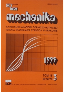 Mechanika tom 18 zeszyt 3
