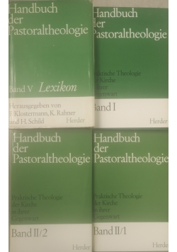 Handbuch der Pastoraltheologie ,Tom I,V,II/1,II/2