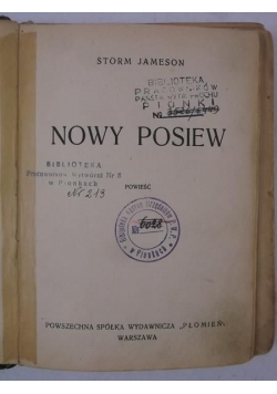 Nowy posiew, 1938 r.