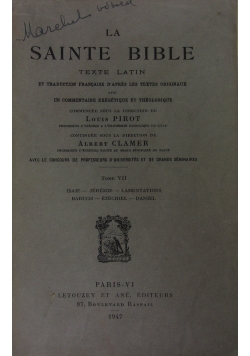 La Sainte Bible, 1947 r.