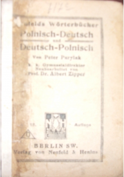 Worterbucher Polnisch-Deutsch und Deutsch-Polnisch