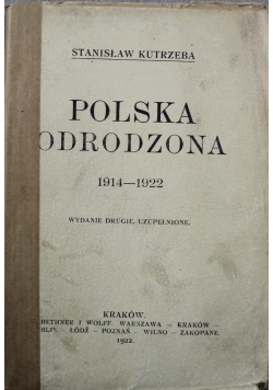 Polska odrodzona 1914 do 1922   1922