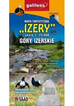Mapa turystyczna - Góry Izerskie 1:25 000