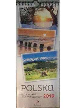 Kalendarz 2019 Pocztówkowy Polska