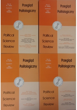 Przegląd politologiczny cz. 1-4