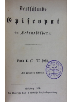 Deutschlands Episcopat ,1874r.