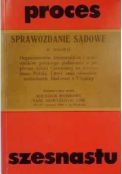 Proces szesnastu, Reprint z 1945 r.