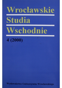 Wrocławskie Studia Wschodnie 4