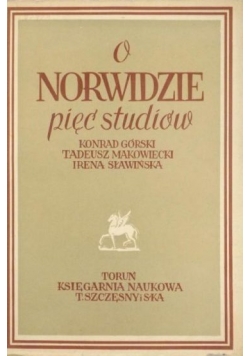 O Norwidzie pięć studiów, 1949 r.