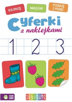 Kolorowa Akademia Cyferki z naklejkami