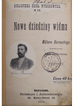 Nowe dziedziny widma 1898 r.