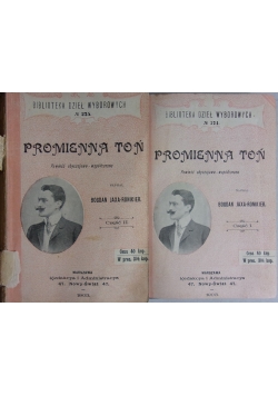 Promienna toń - 2 części, 1903r.