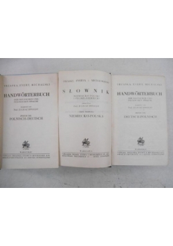 Trzaski, Everta i Michalskiego słownik niemiecko-polski i polsko-niemiecki, cz. I-II, ok. 1940 r.