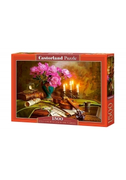 Puzzle 1500 Martwa natura ze skrzypcami CASTOR