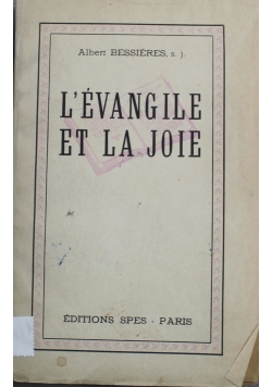 L Evangile Et La Joie 1945 r.