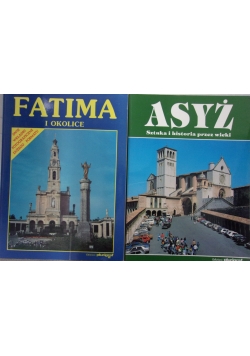 Asyż sztuka i historia przez wieki \ Fatima i okolice. Zestaw 2 książek