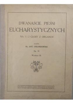 Dwanaście pieśni Eucharystycznych, 1948r.