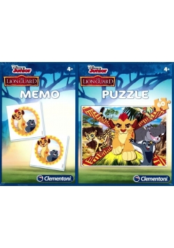 Puzzle 60 + Memo Król Lew - Lwia Straż