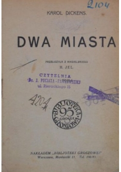 Dwa miasta, 1926 r.