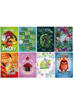Zeszyt A5/60K kratka UV Angry Birds Movie (10szt)