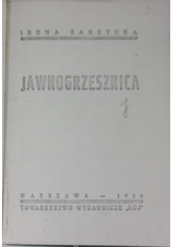 Jawnogrzesznica, 1929 r.