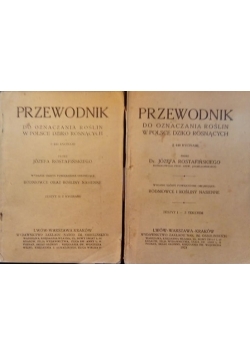 Przewodnik do oznaczania roślin w Polsce Dziko Rosnących 2 zeszyty 1923 r