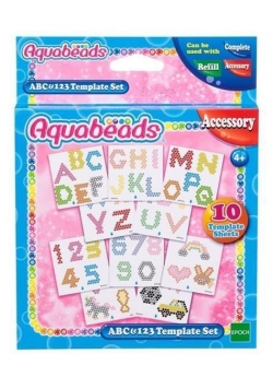Aquabeads Szablony ABC i 123