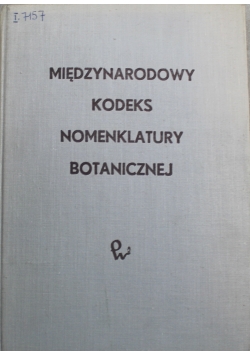 Międzynarodowy Kodeks Nomenklatury Botanicznej