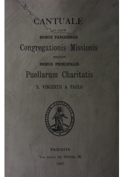 Cantuale, 1927r.
