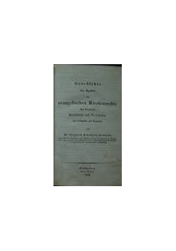 Gesichte der Quellen des Kirchenrechts, 1837r