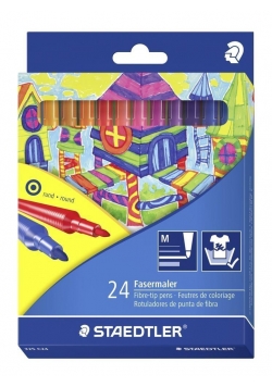 Flamastry szkolne NC 24 kolory STAEDTLER