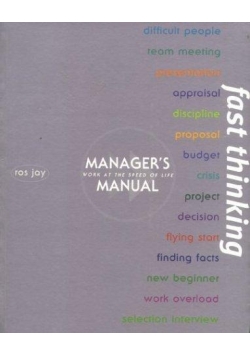 Fast Thinking Managers Manual