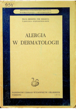 Alergia w dermatologii