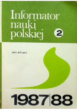 Informator nauki polskiej tom 2
