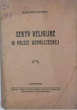 Sekty religijne w Polsce współczesnej, 1937 r.